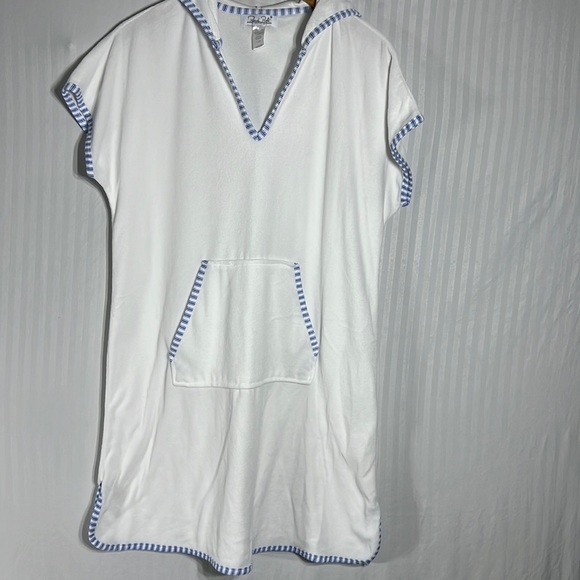 Rene’ Rofe’ swim coverup hoodie dress - Picture 1 of 11